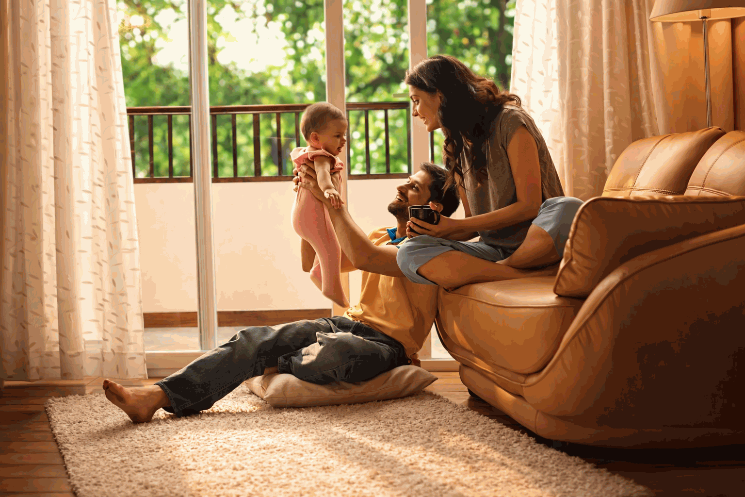 Family lifestyle banner for the Omega City brochure showcase