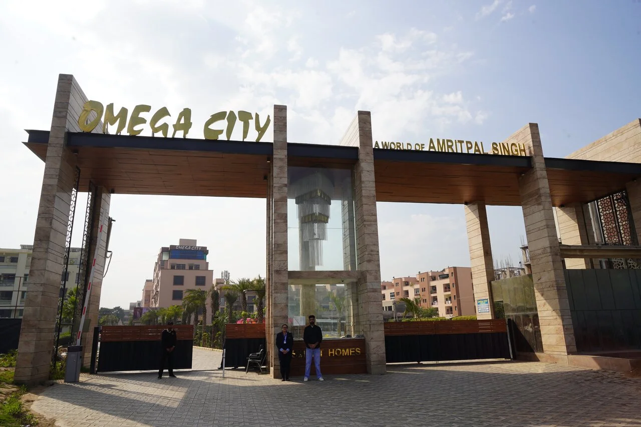 Omega City main gate in Kharar